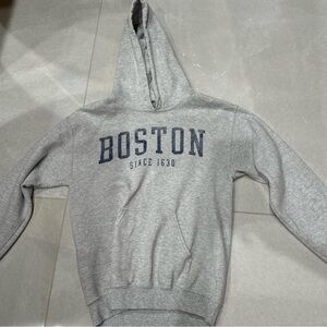 Boston Gray Hoodie for Men